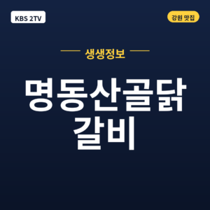 명동산골닭갈비